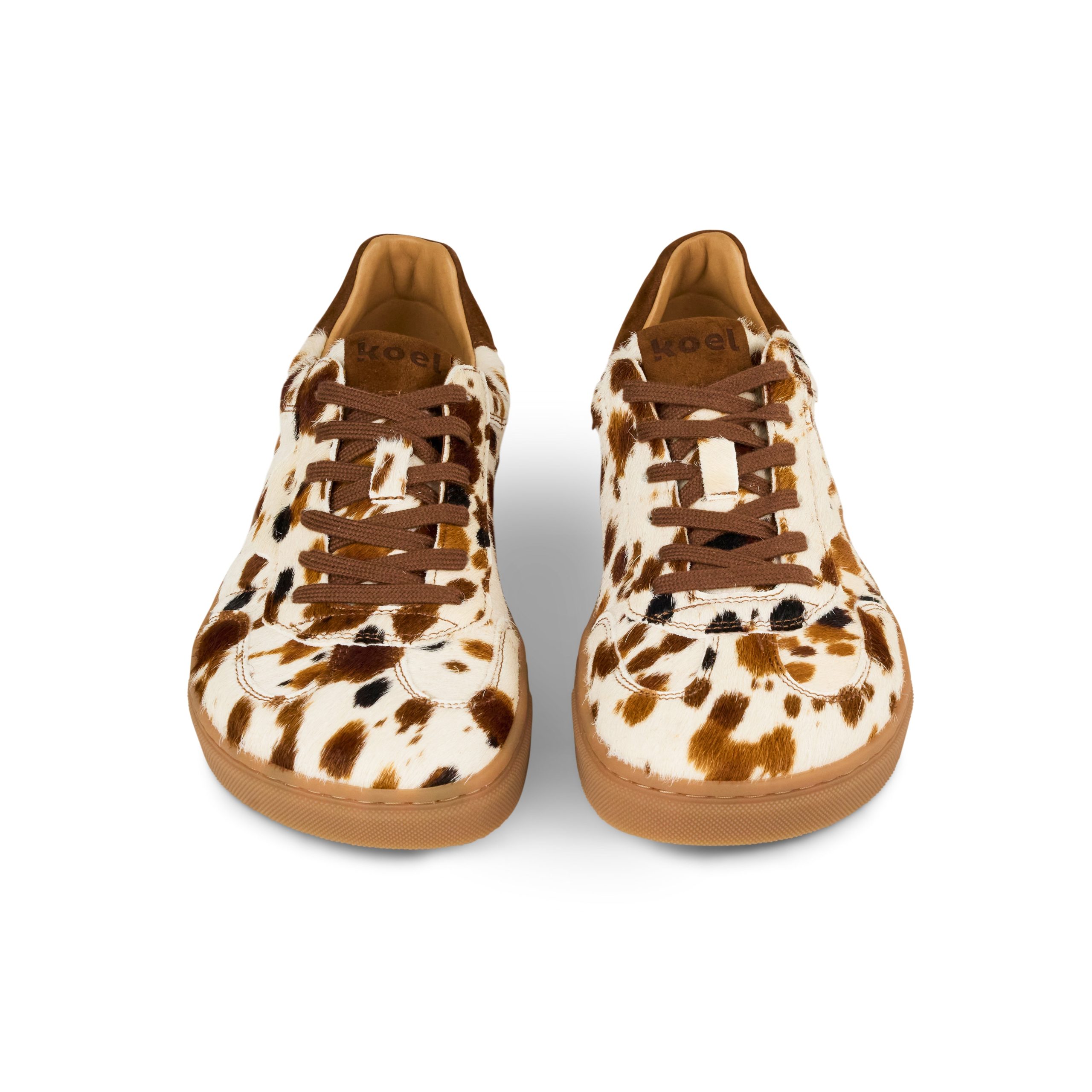 HELENA SUEDE Print – Beige