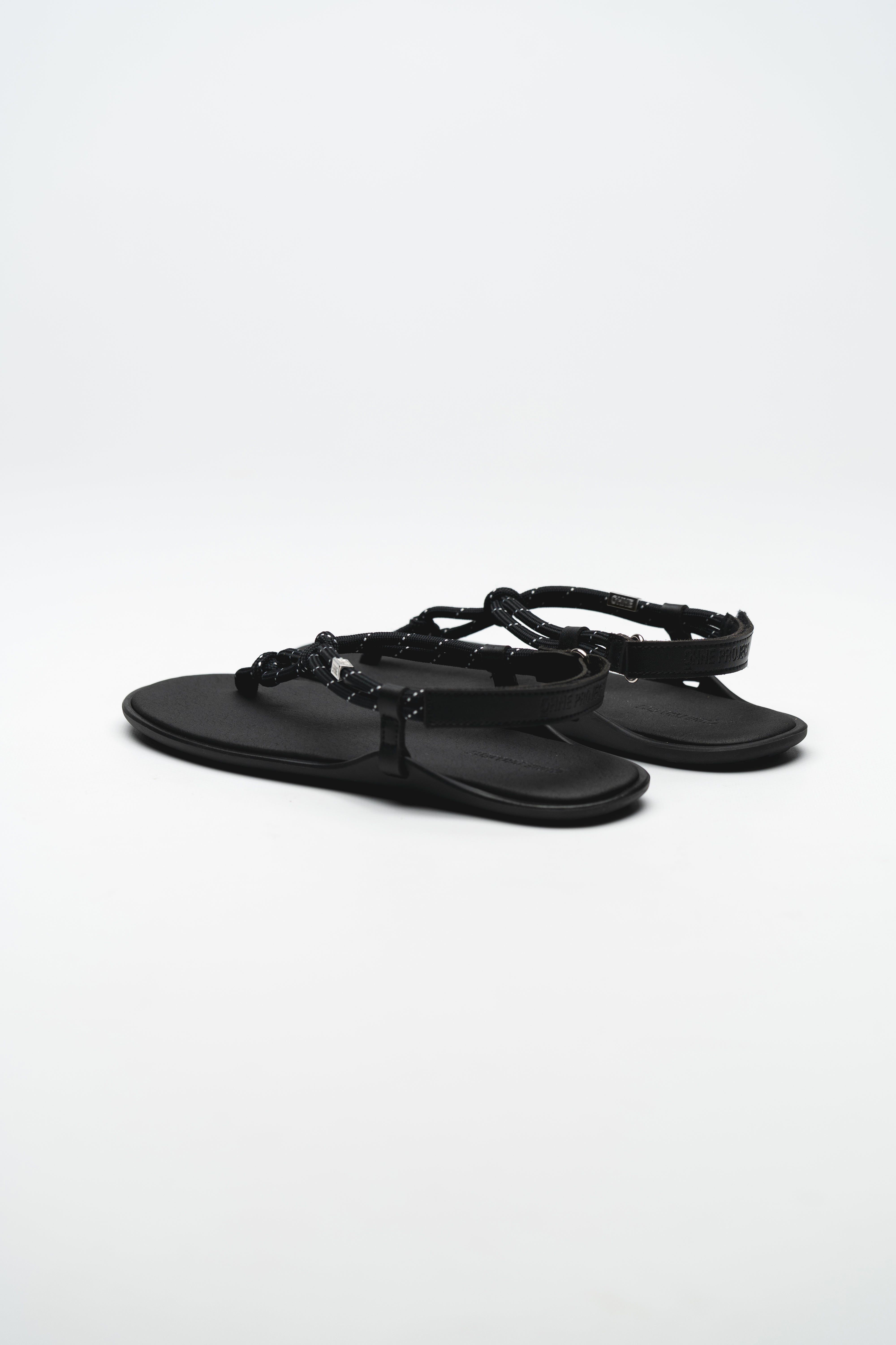 CORD SANDAL TULUM – BLACK