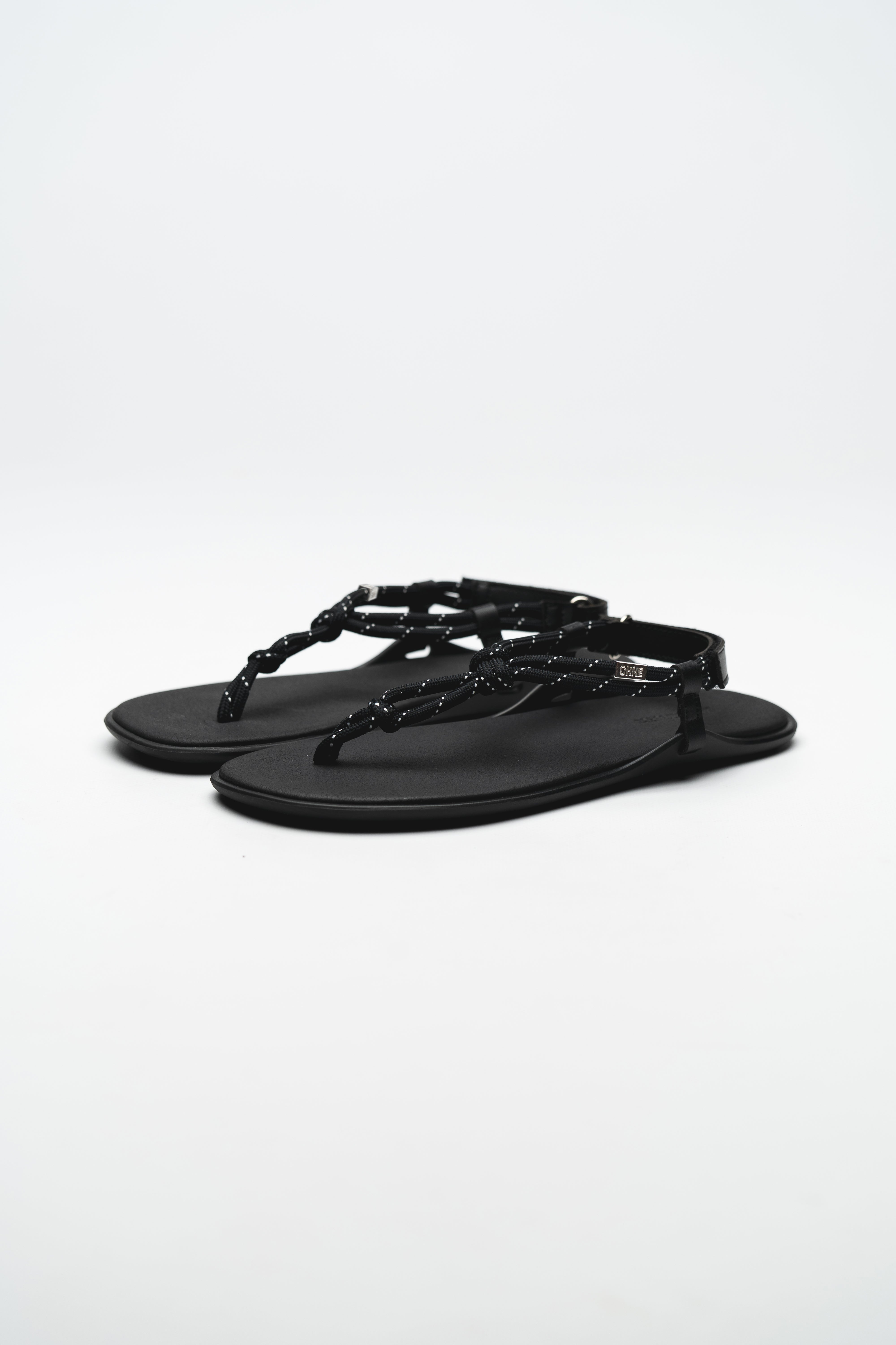 CORD SANDAL TULUM – BLACK