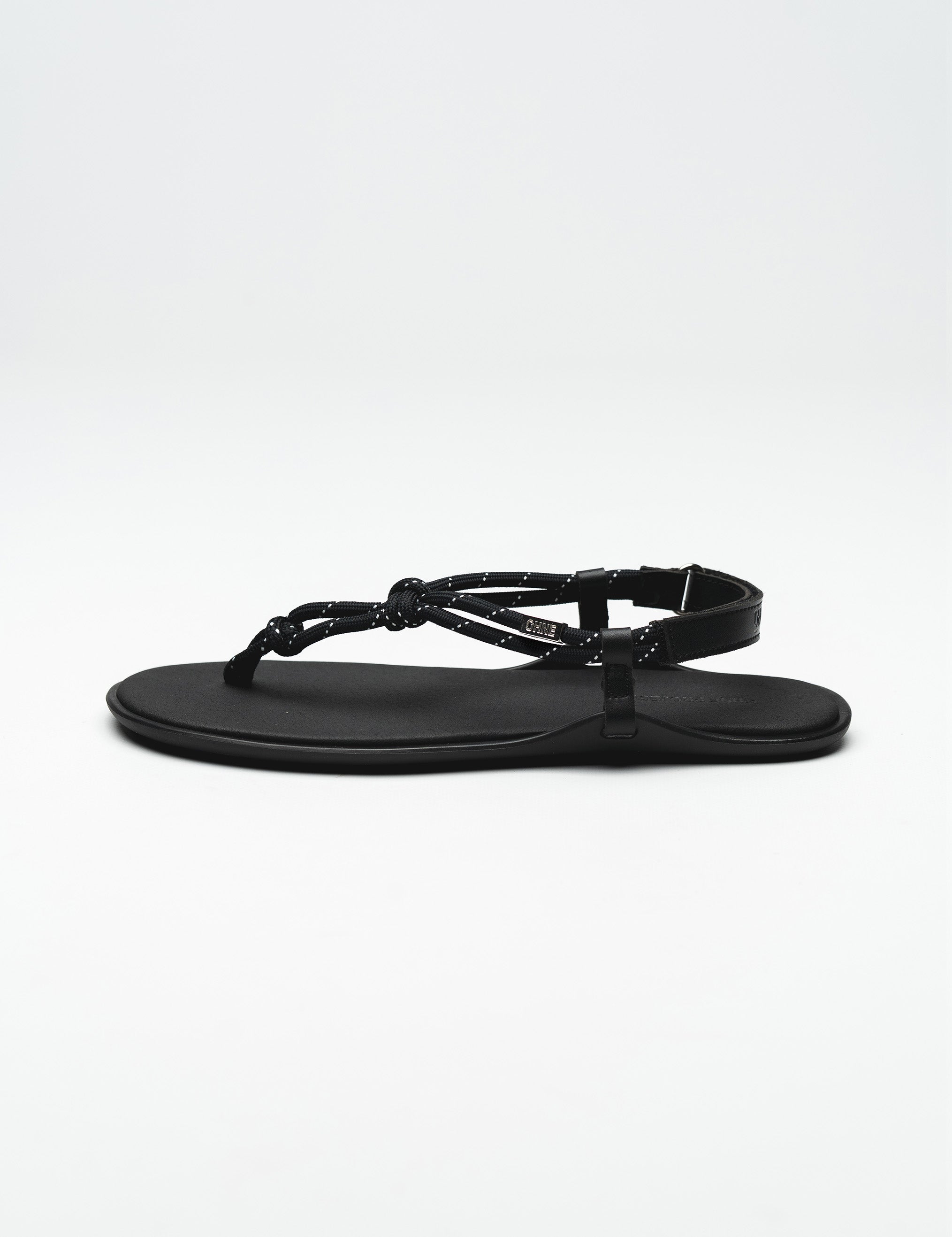 CORD SANDAL TULUM – BLACK