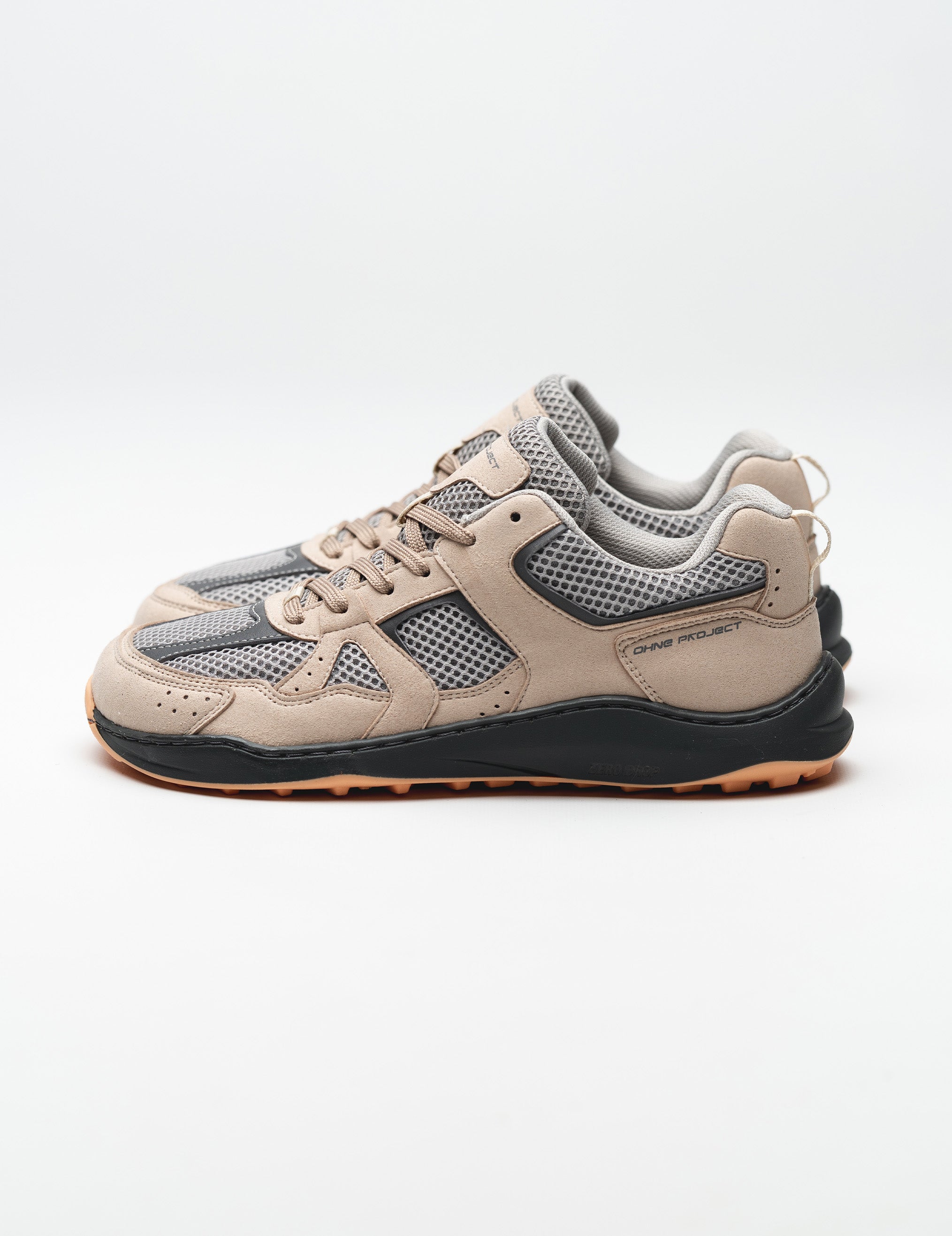 SNEAKER RETRO RUN – NUDE