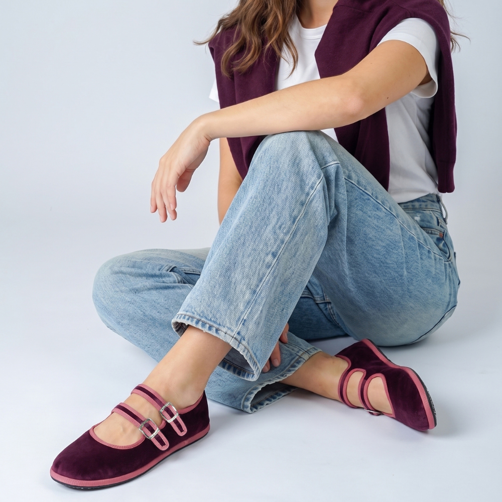 Mary Jane Autumn Plum – Dark Violet