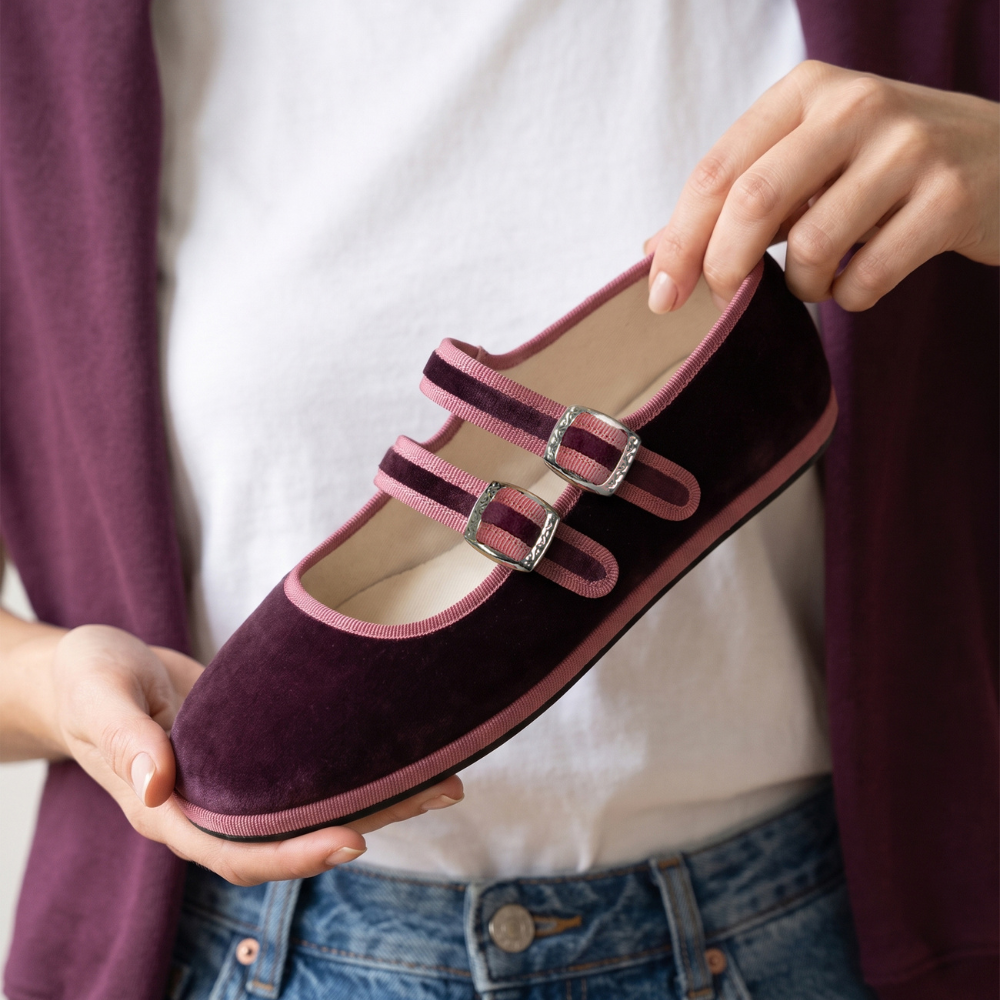 Mary Jane Autumn Plum – Dark Violet