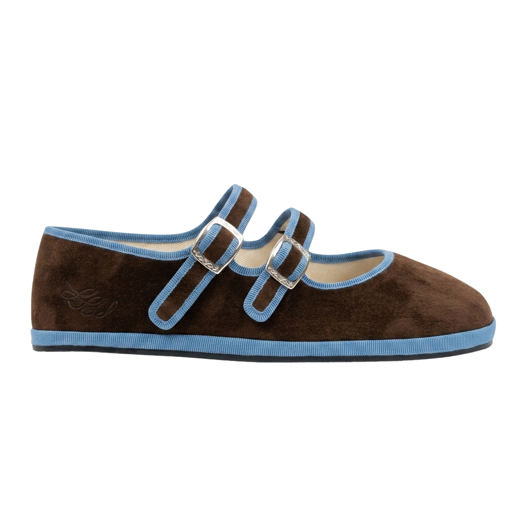 Calfskin Mary Jane Cocoa – Brown
