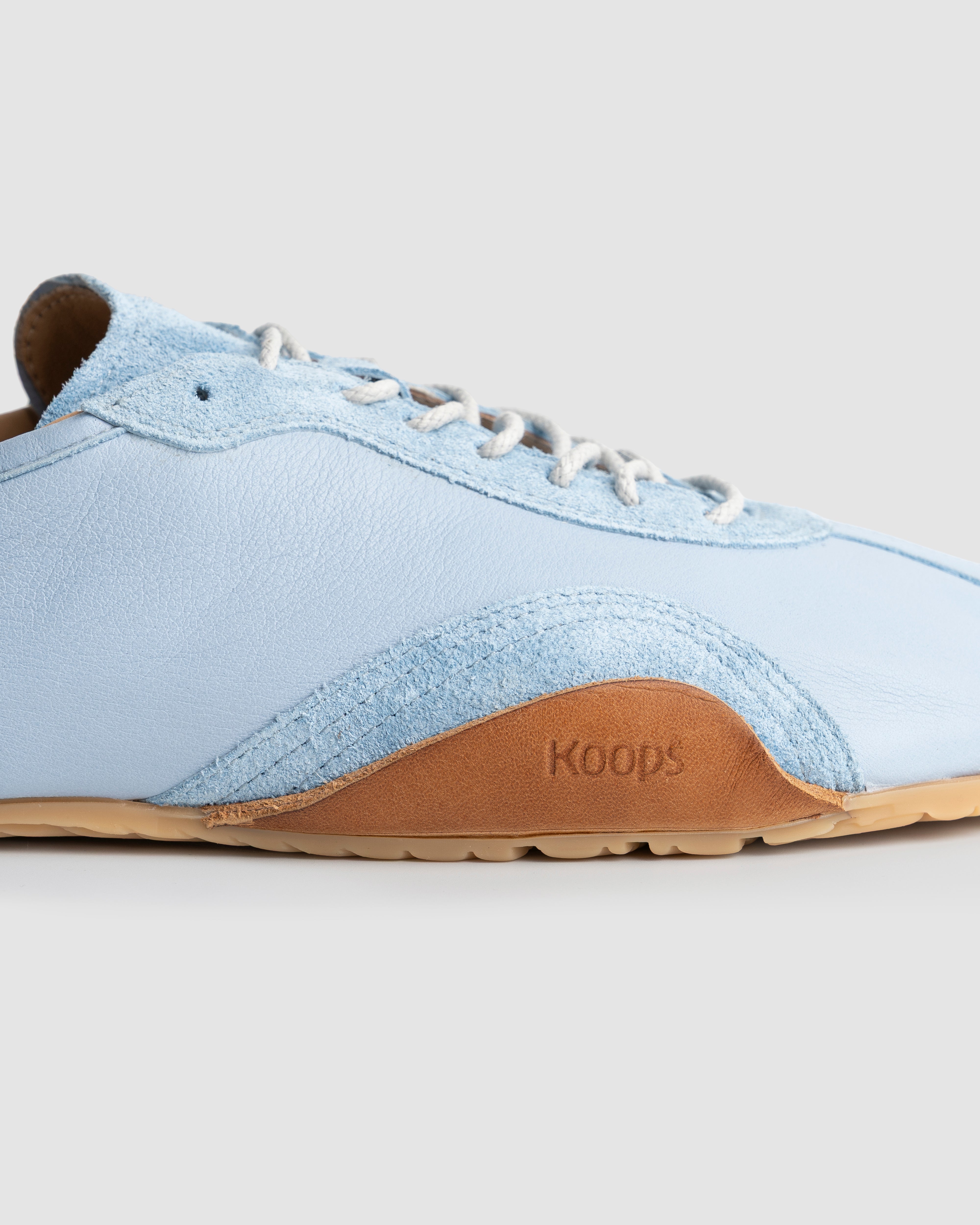 Zen nappa barefoot sneaker – light ocean