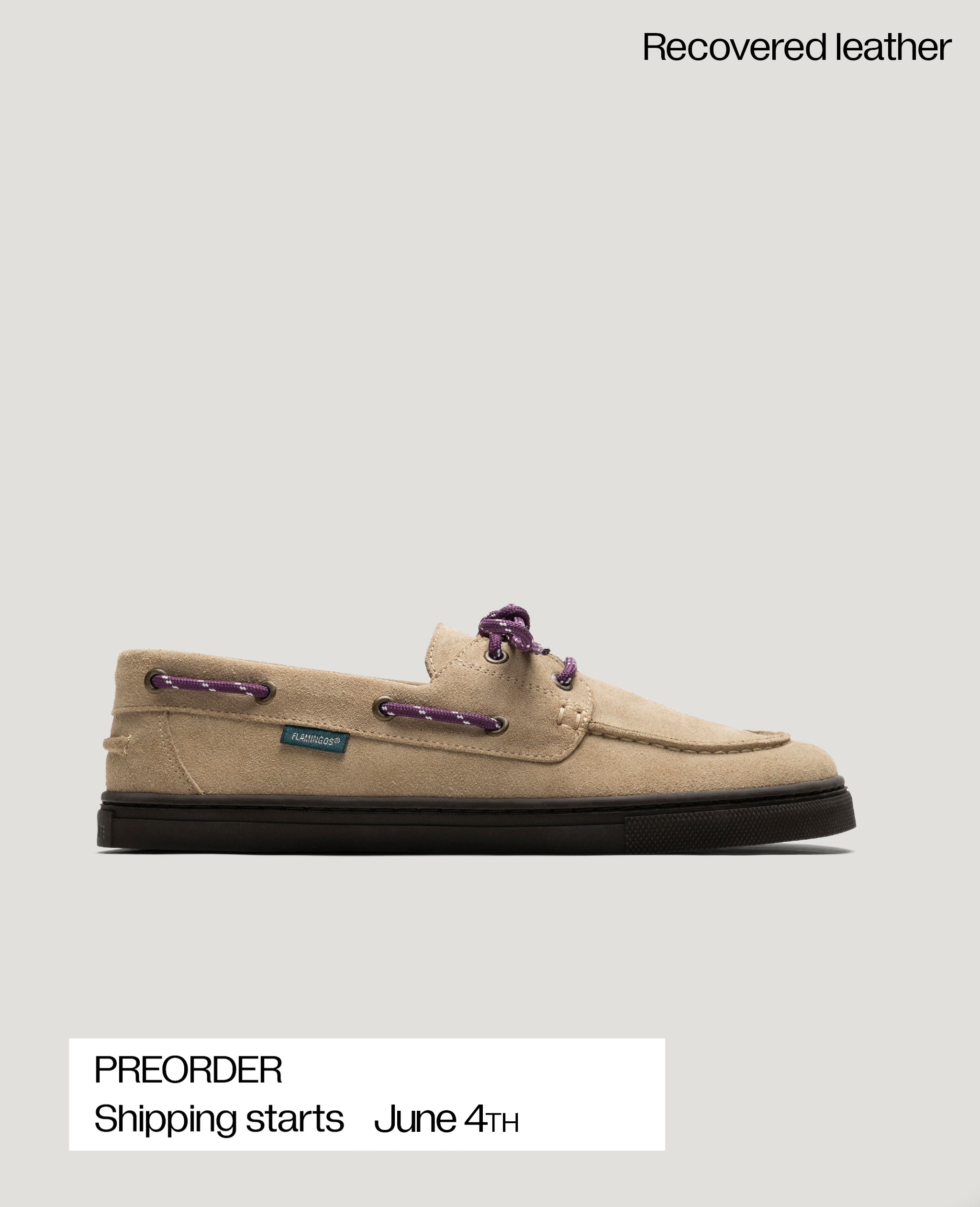 ZERO BOAT – SUEDE SAND