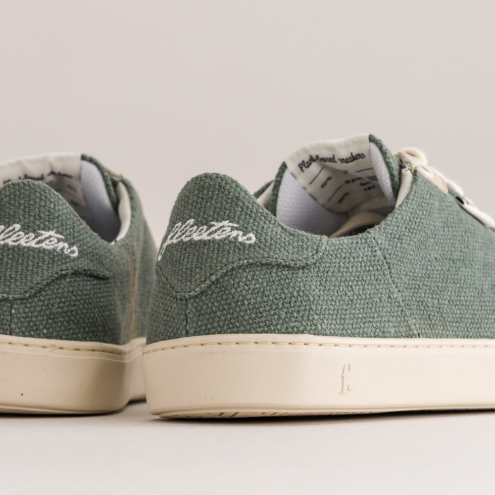 Peach – Green Wool