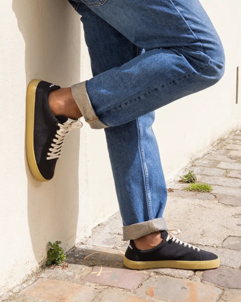 Peach – Knit Black Gum