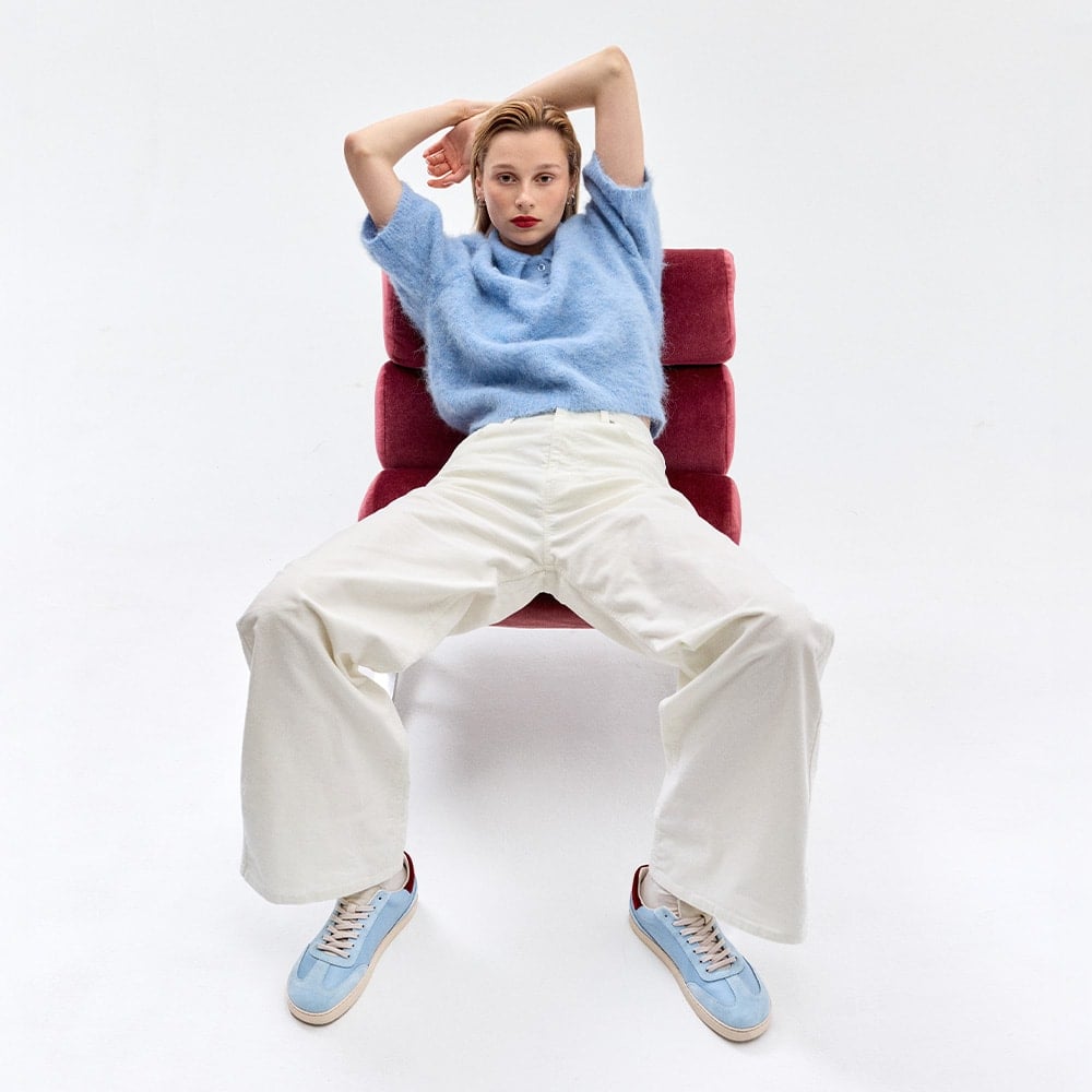 Panama Women – Sky Blue/Burgundy