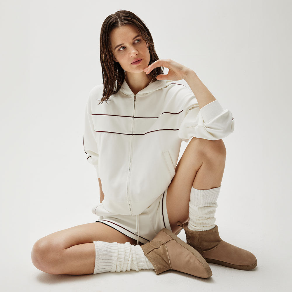 Cozy Boot Low Women – Cappuccino