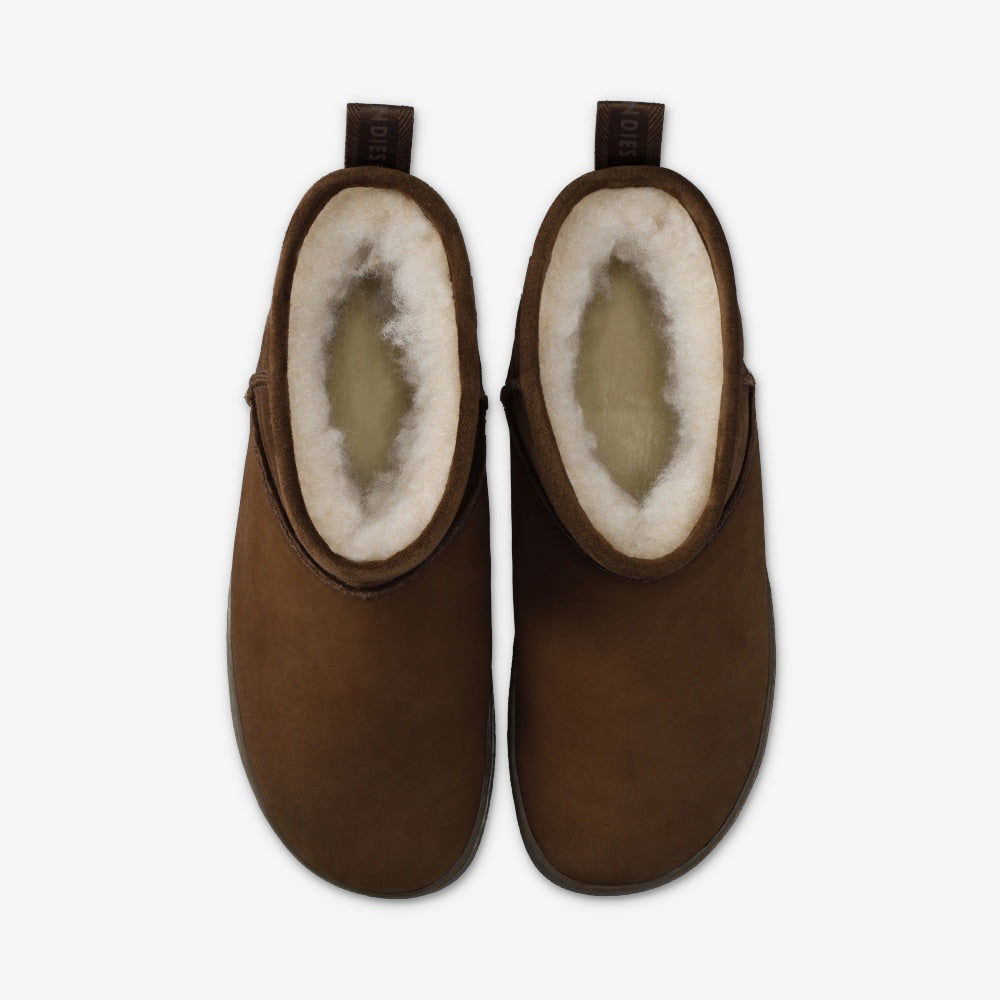 Cozy Boot Low Women – Chocolate