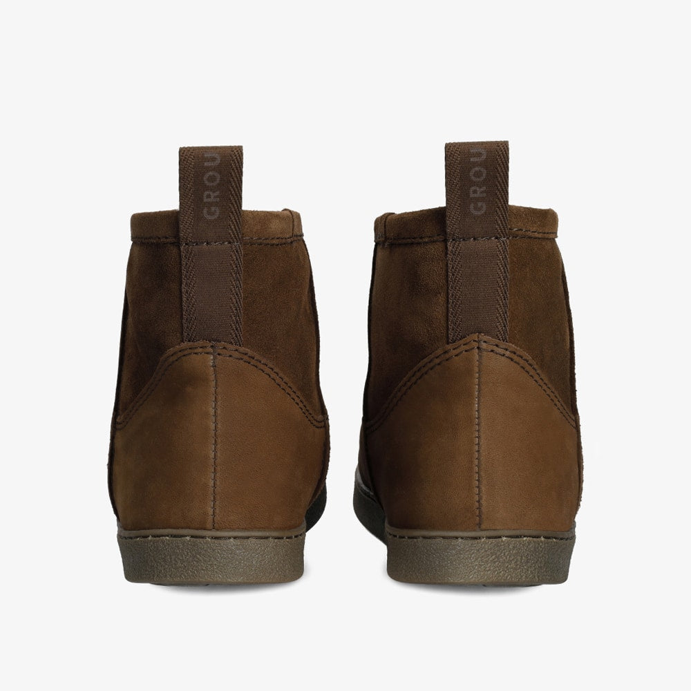 Cozy Boot Low Women – Chocolate