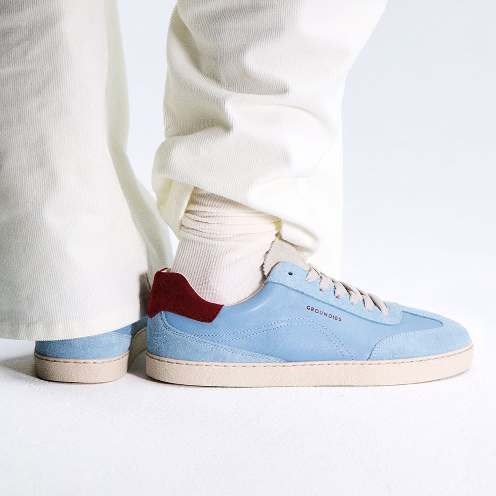 Panama Men – Sky Blue/Burgundy