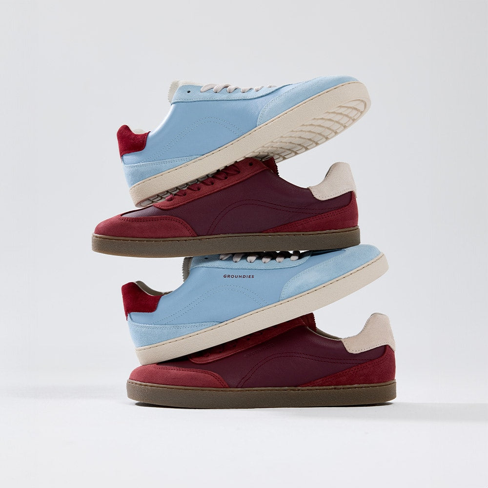 Panama Men – Sky Blue/Burgundy