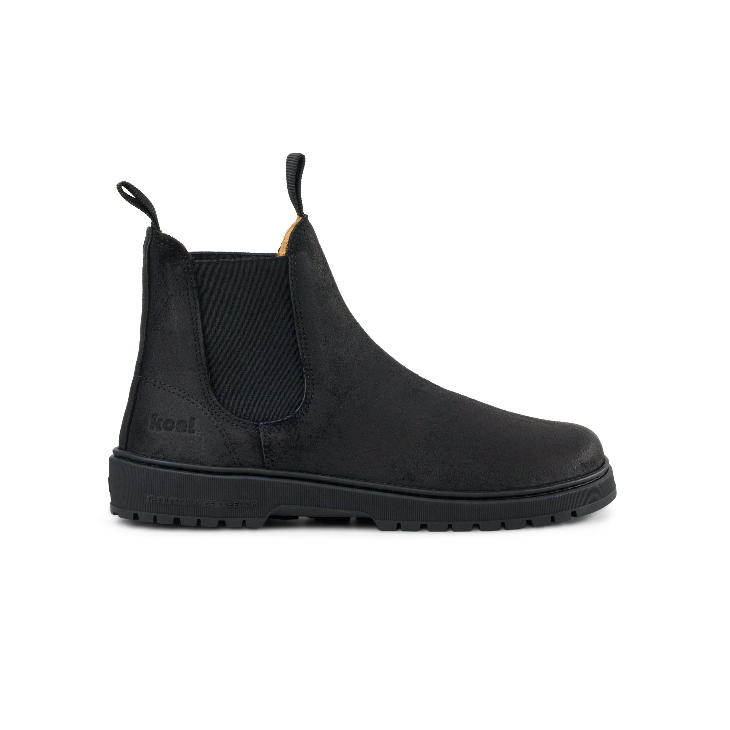 GAVIEN Oil Suede – Black