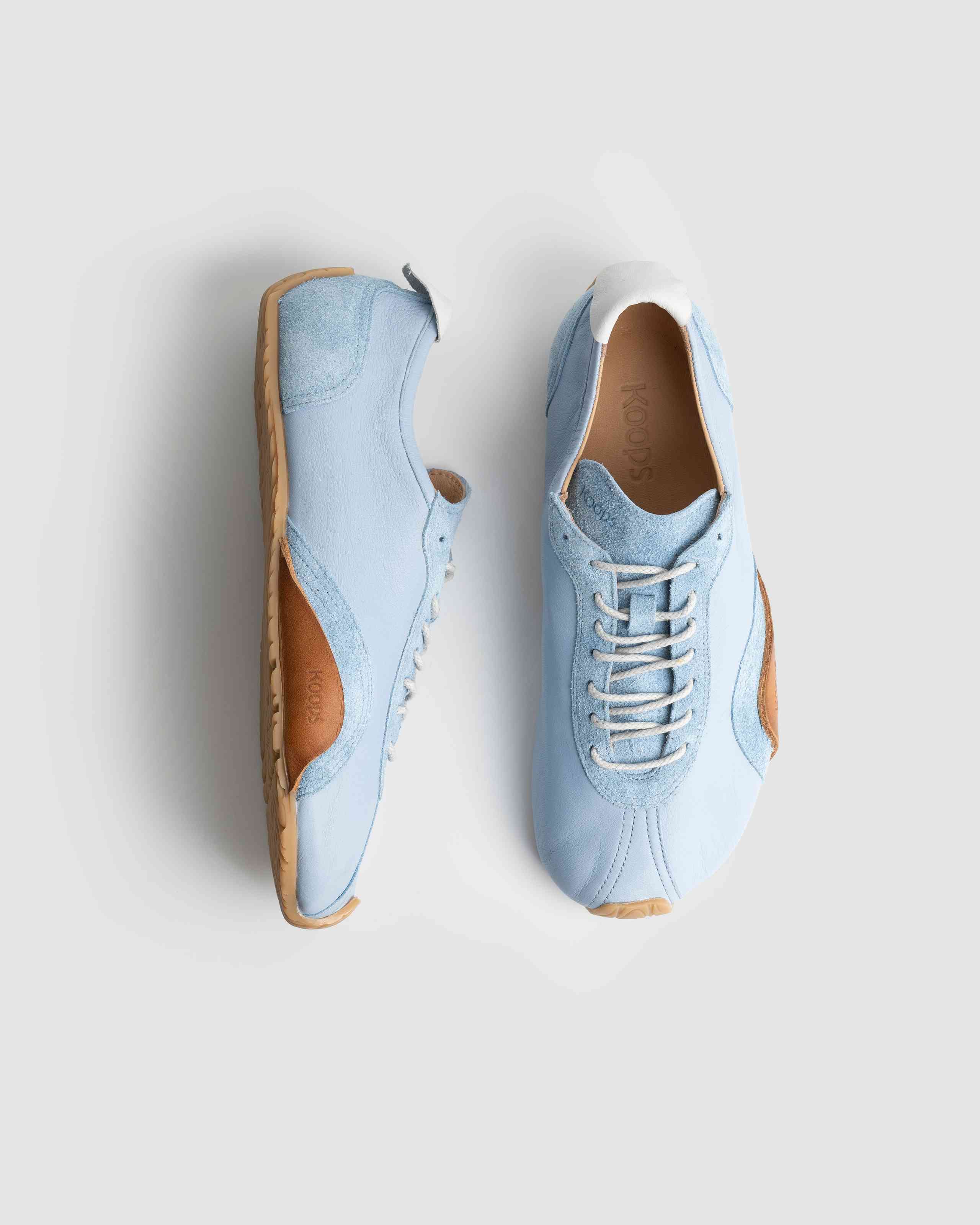Zen nappa barefoot sneaker – light ocean
