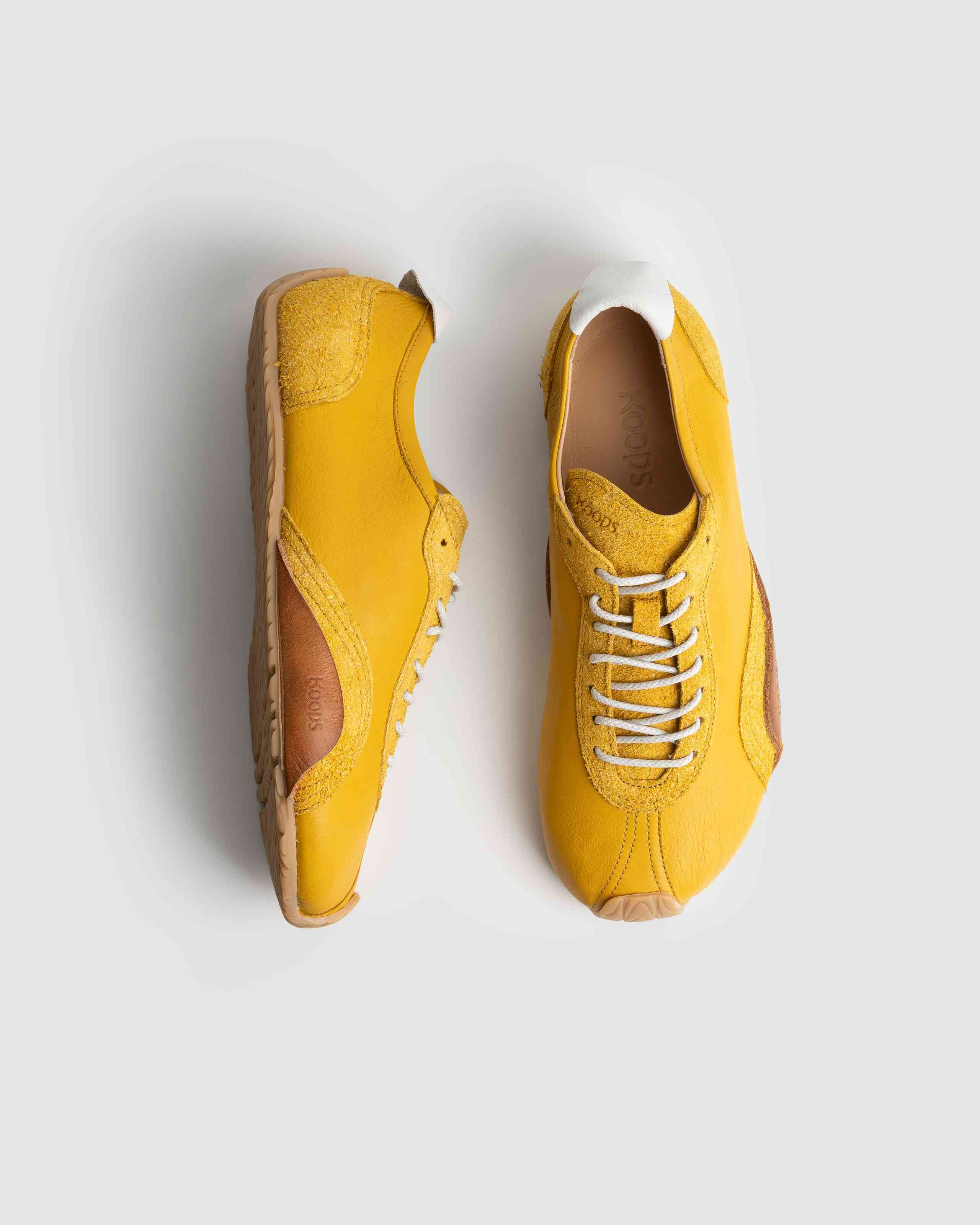 Zen nappa barefoot sneaker – sulphur