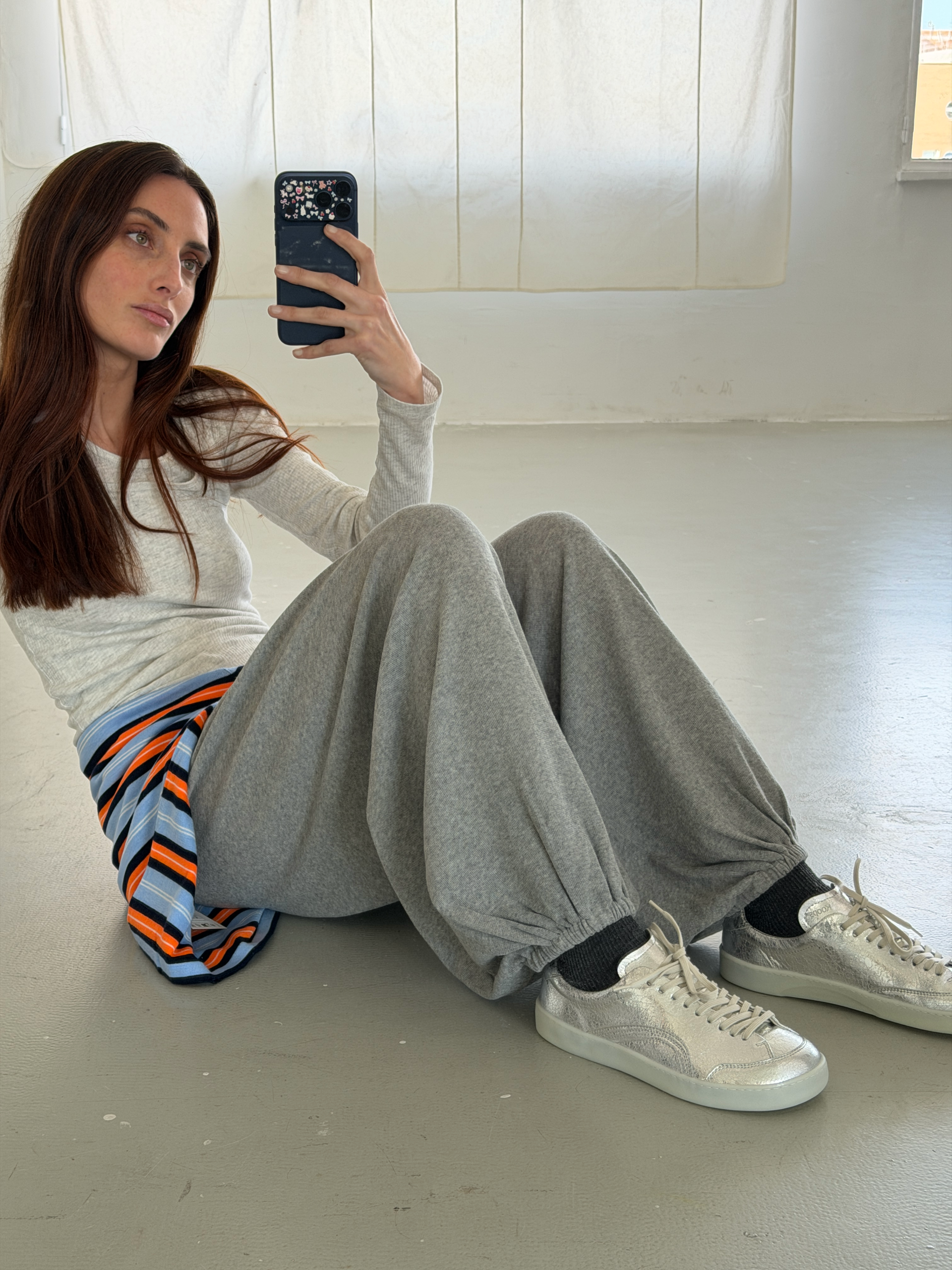 Kai barefoot sneaker – silver