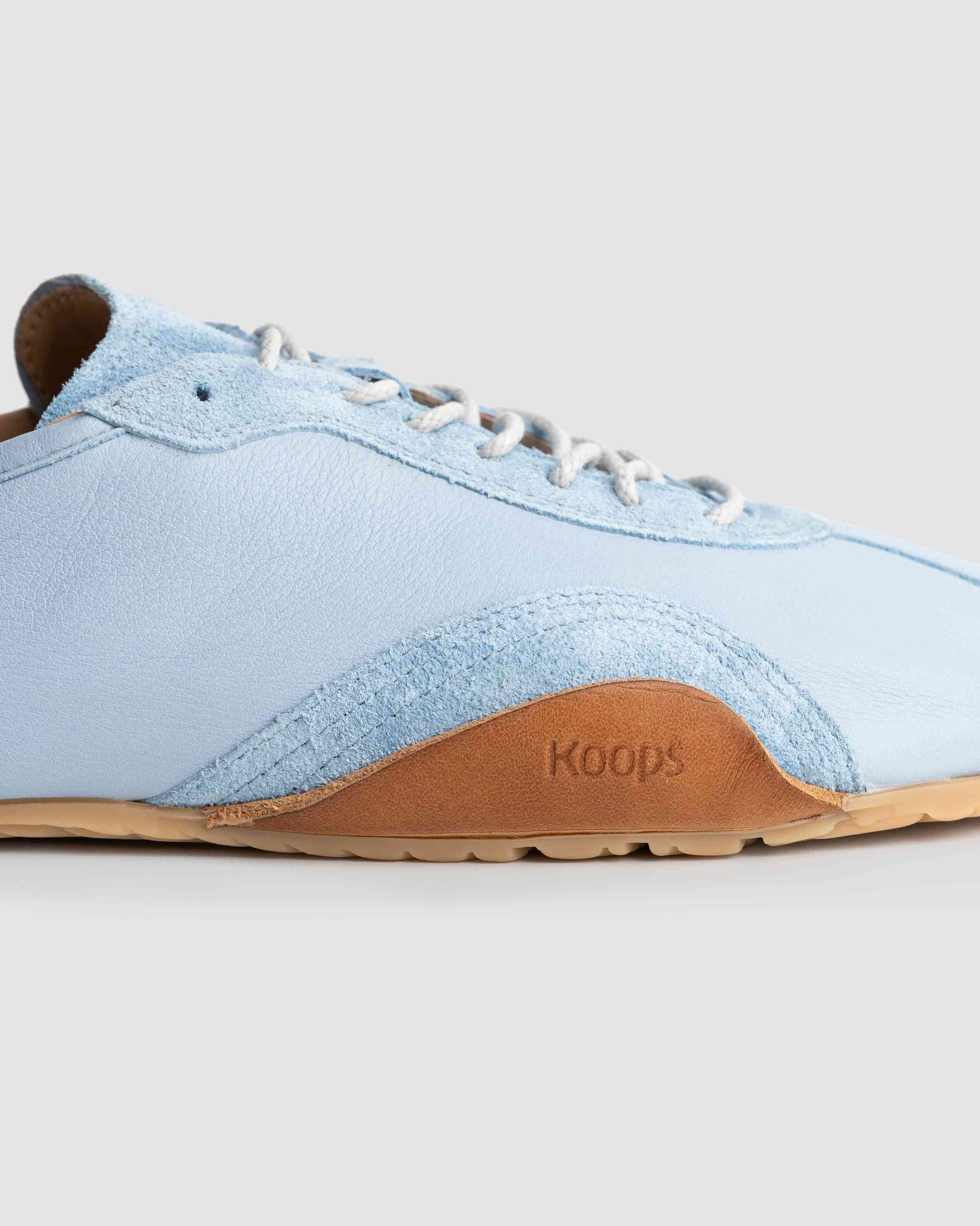Zen nappa barefoot sneaker – light ocean