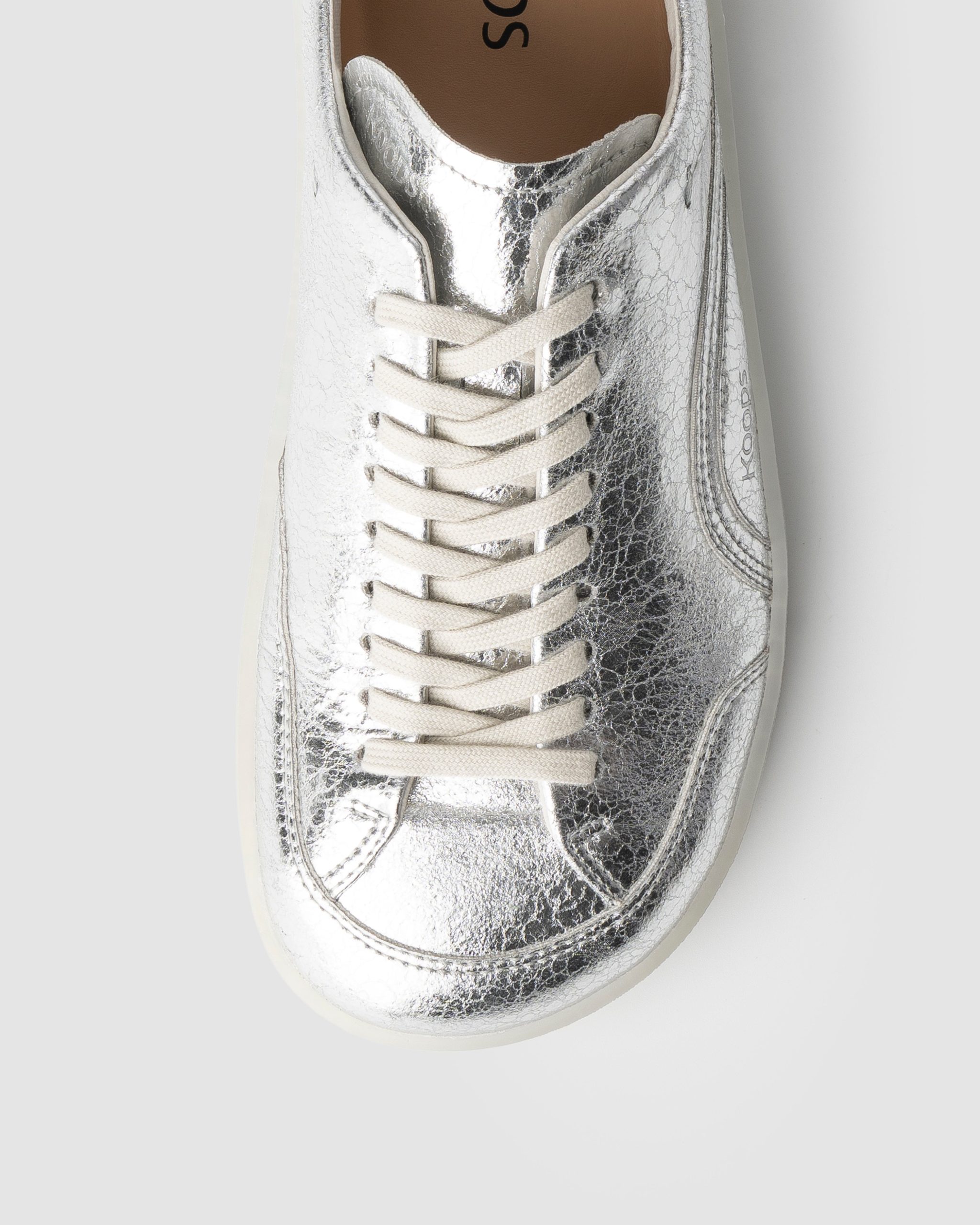 Kai barefoot sneaker – silver
