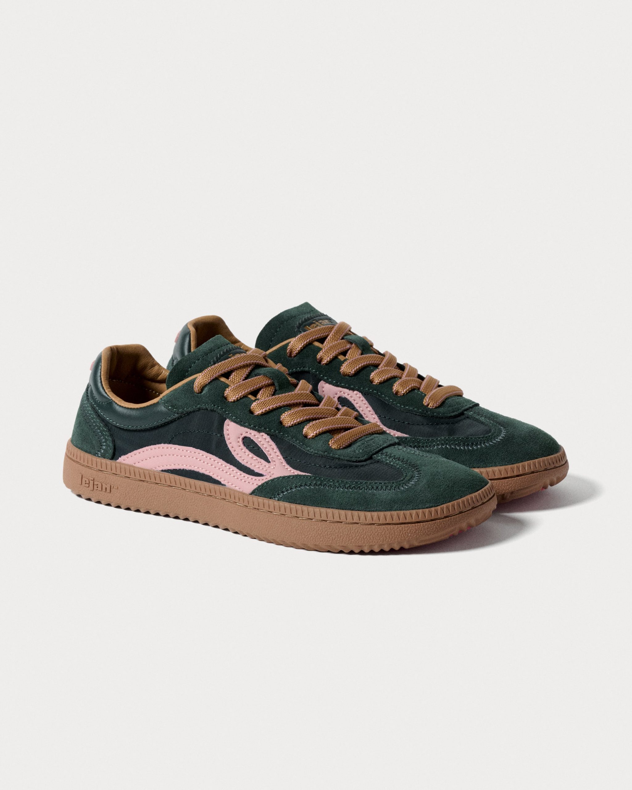 Lejan One – Dark Green / Pink