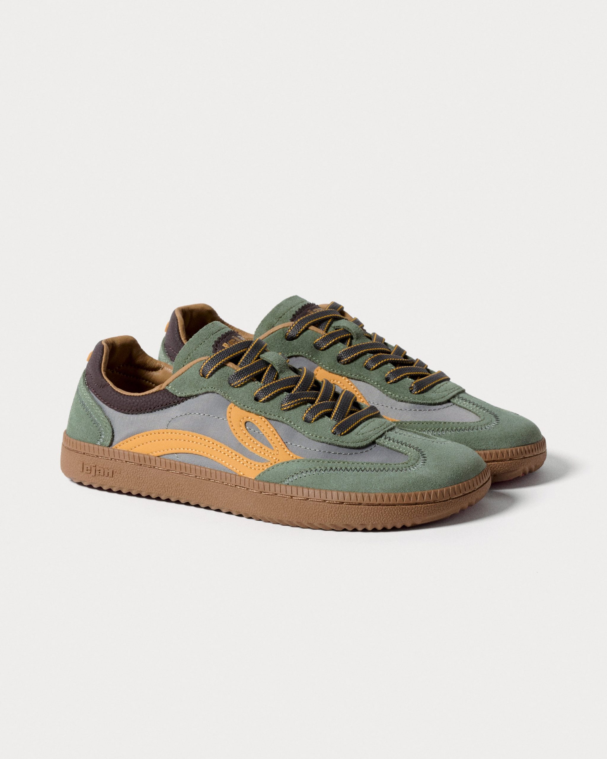 Lejan One Wide – Mineral Gray / Mustard
