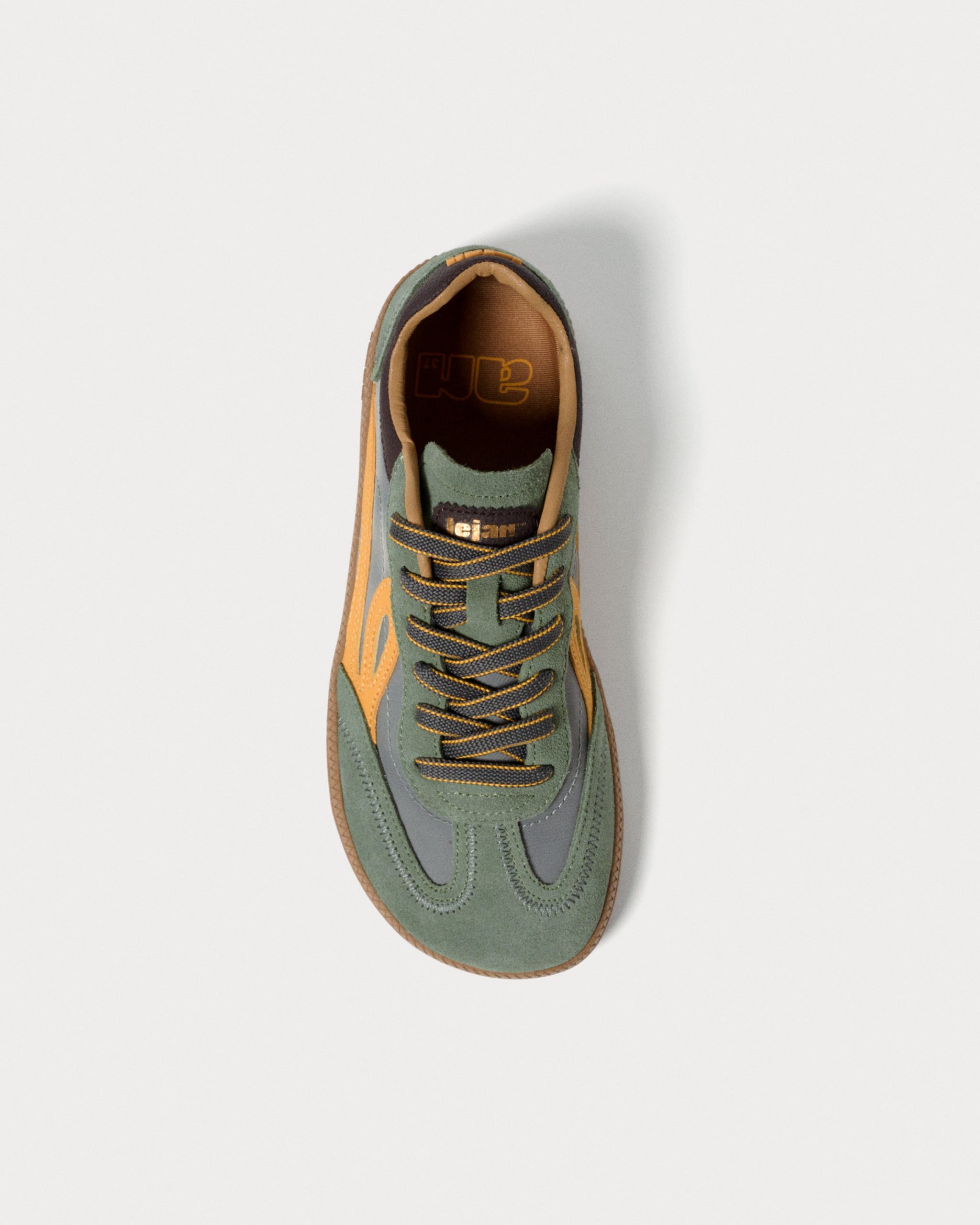Lejan One Wide – Mineral Gray / Mustard