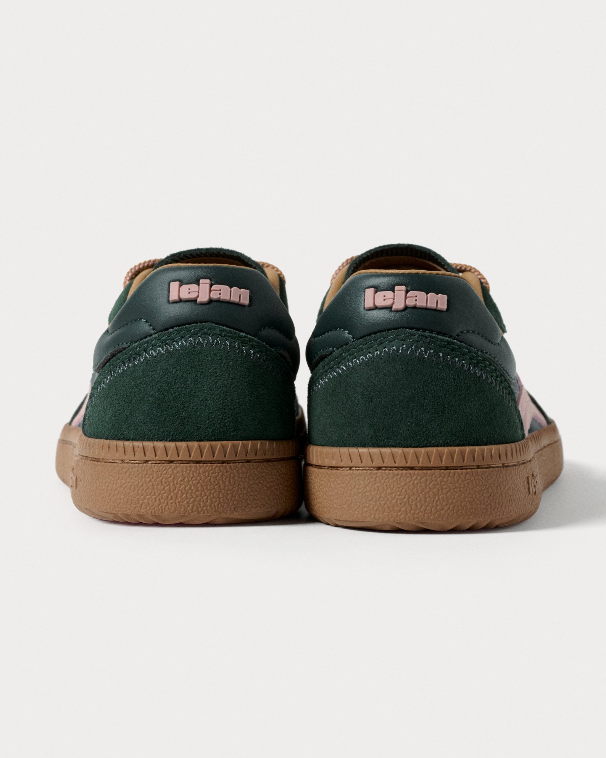 Lejan One Wide – Dark Green / Pink