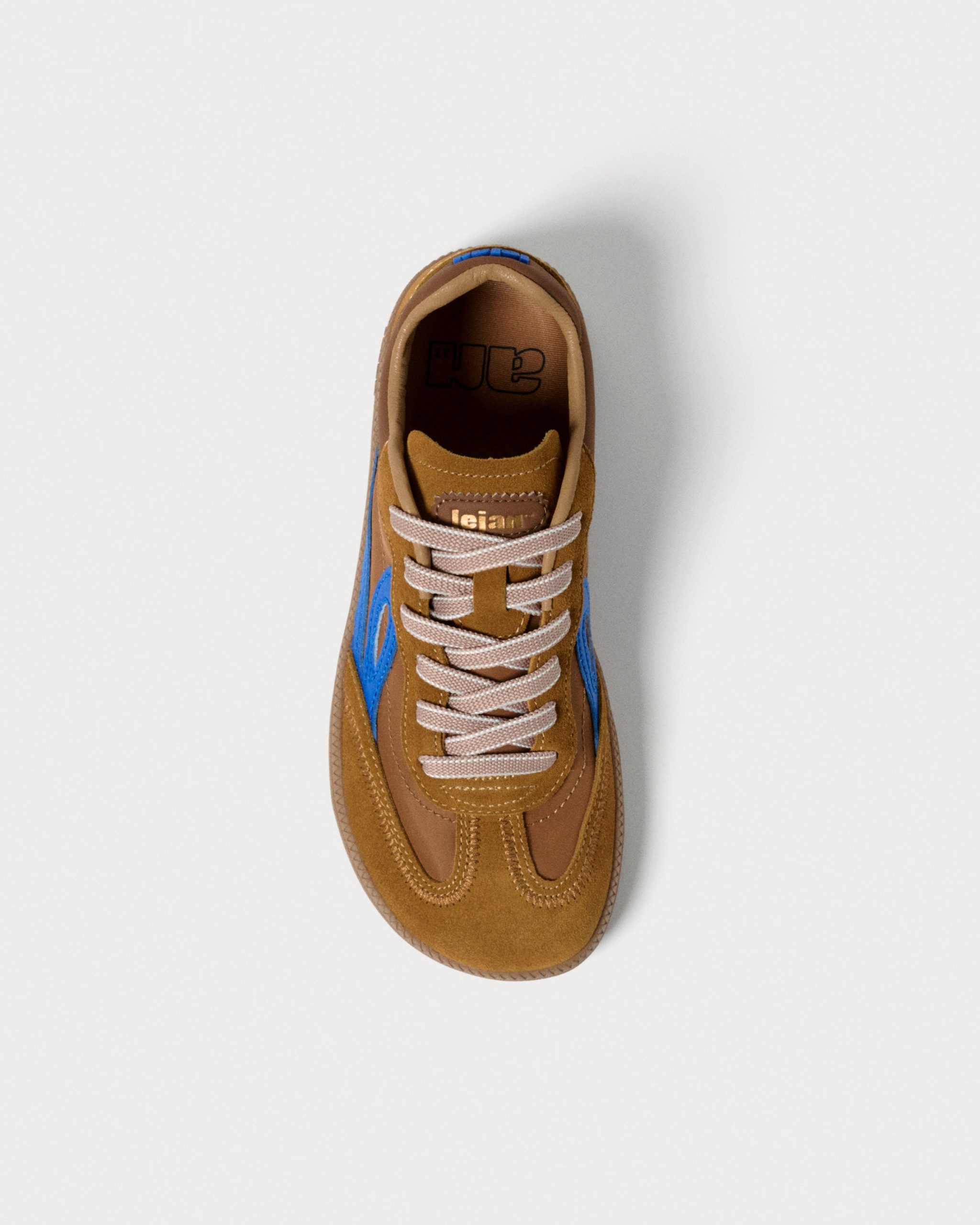 Lejan One Wide – Camel / Electric Blue