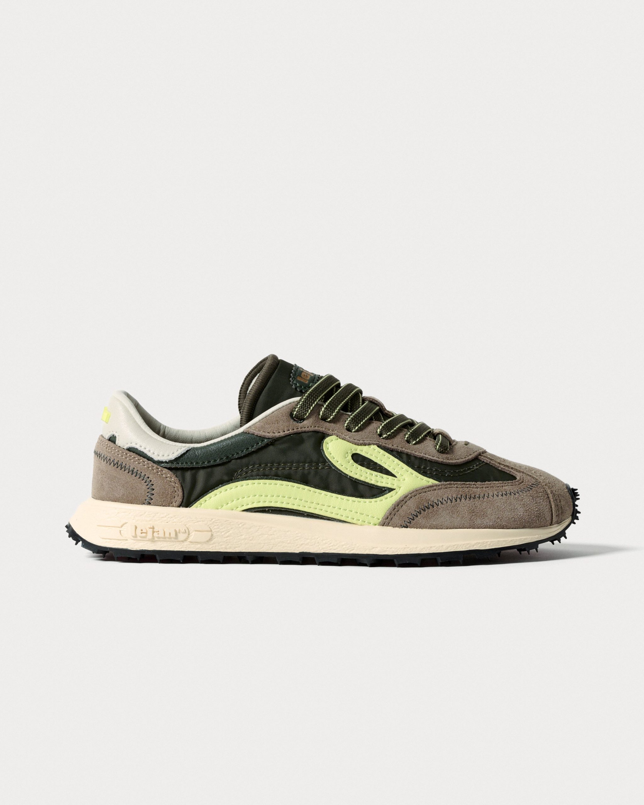 Lejan Melrose – Dark Olive / Lime