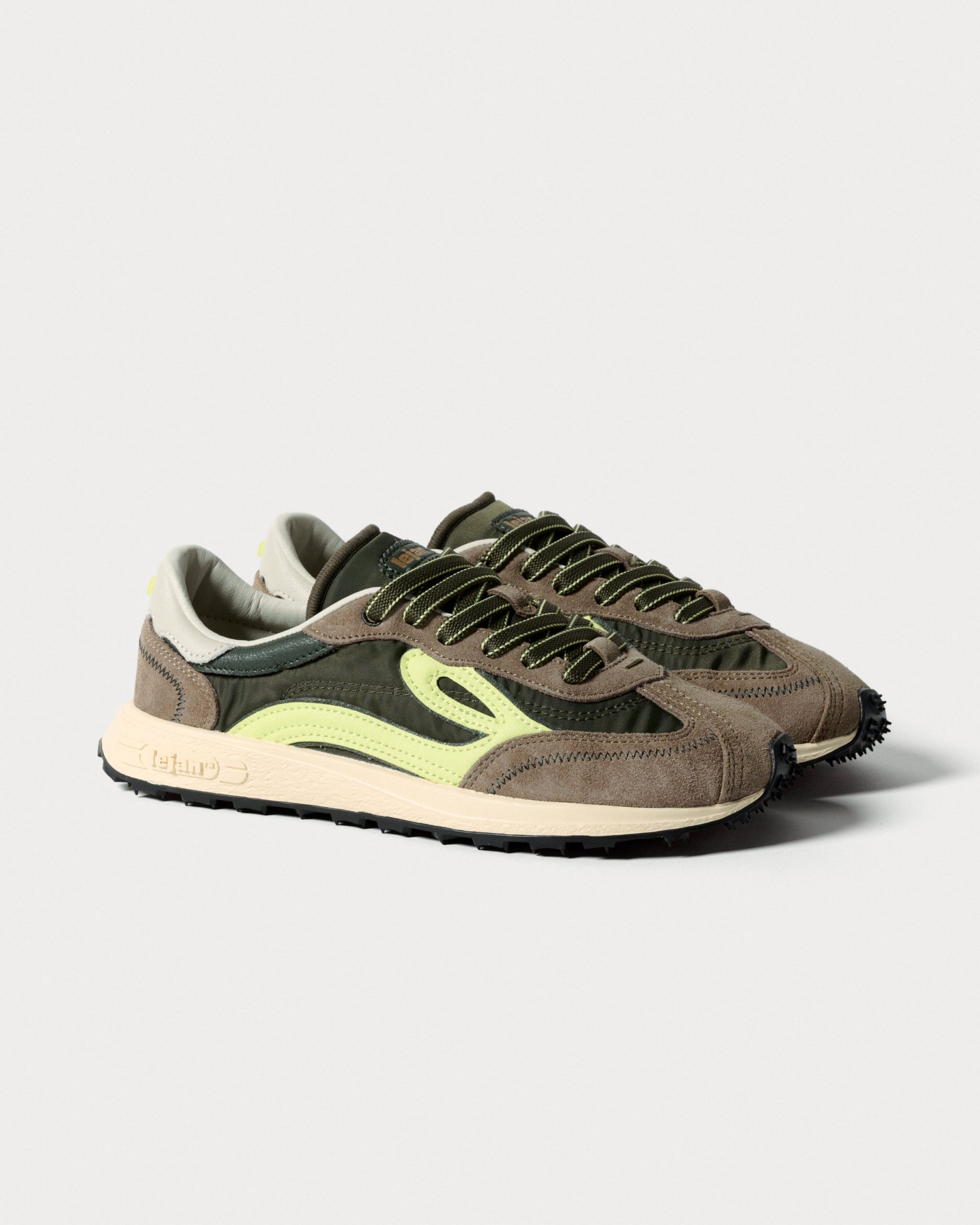 Lejan Melrose – Dark Olive / Lime
