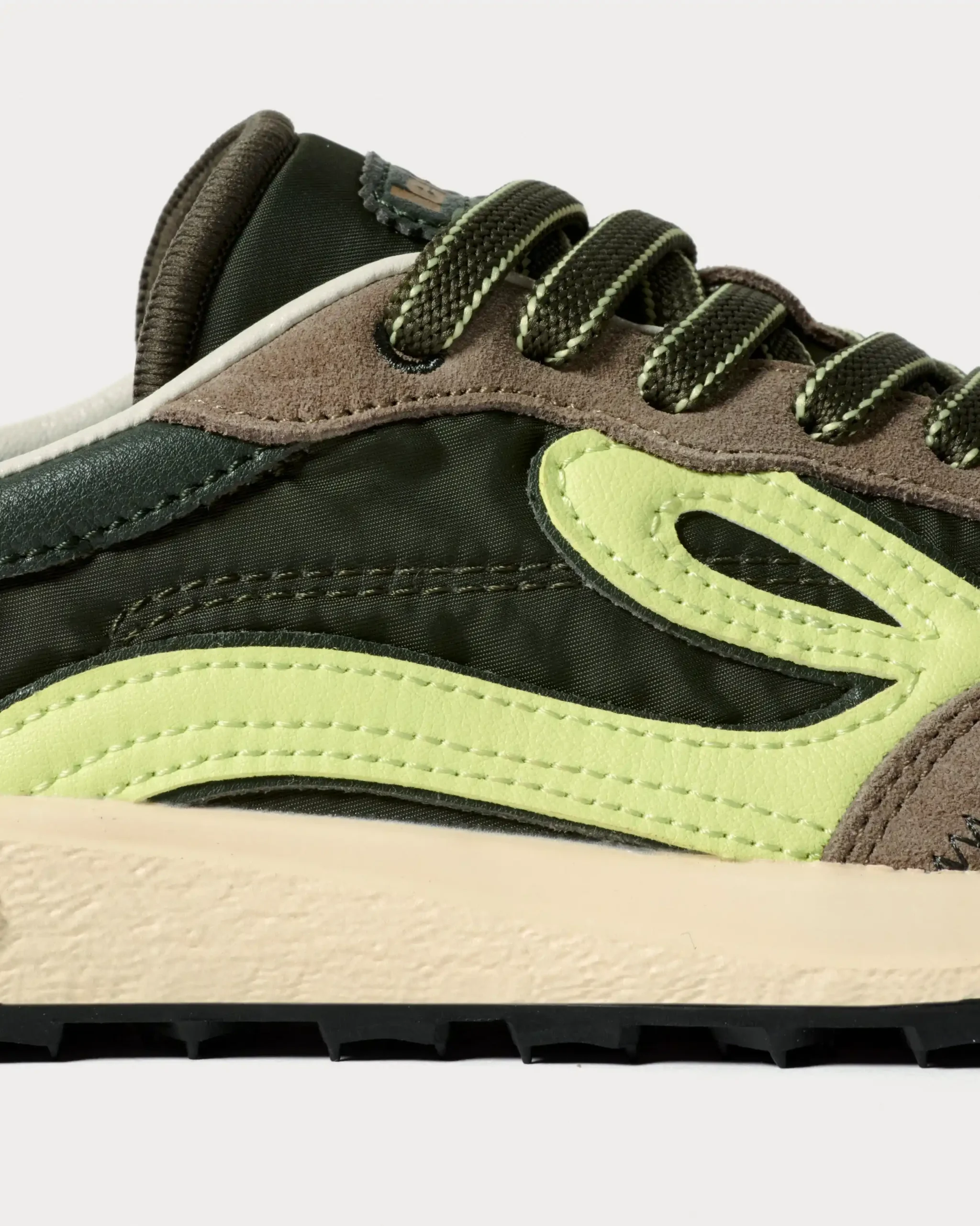 Lejan Melrose – Dark Olive / Lime