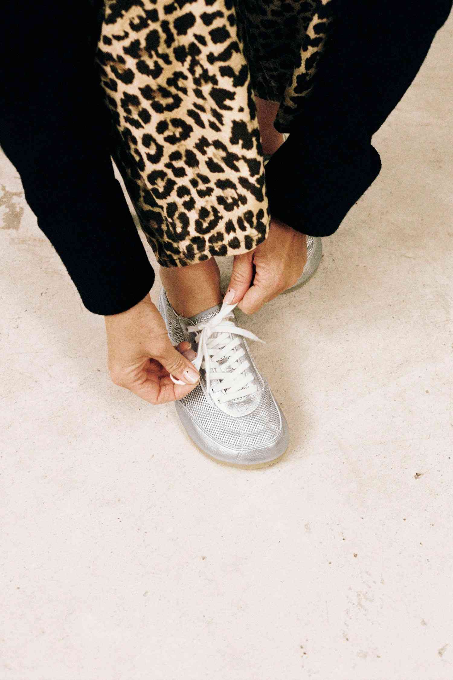 SNEAKERINA KIMA – SILVER MESH