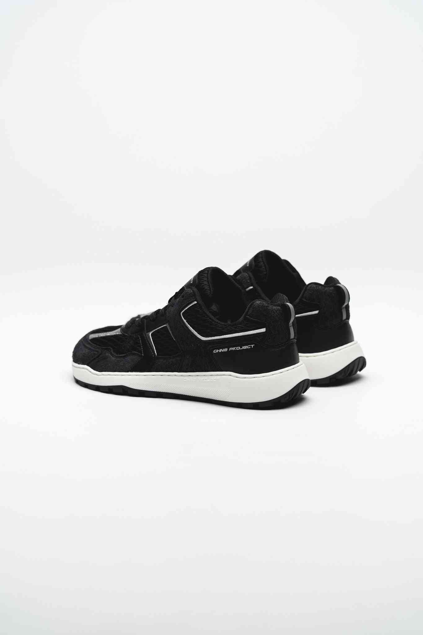 SNEAKER RETRO RUN – SILVER BLACK