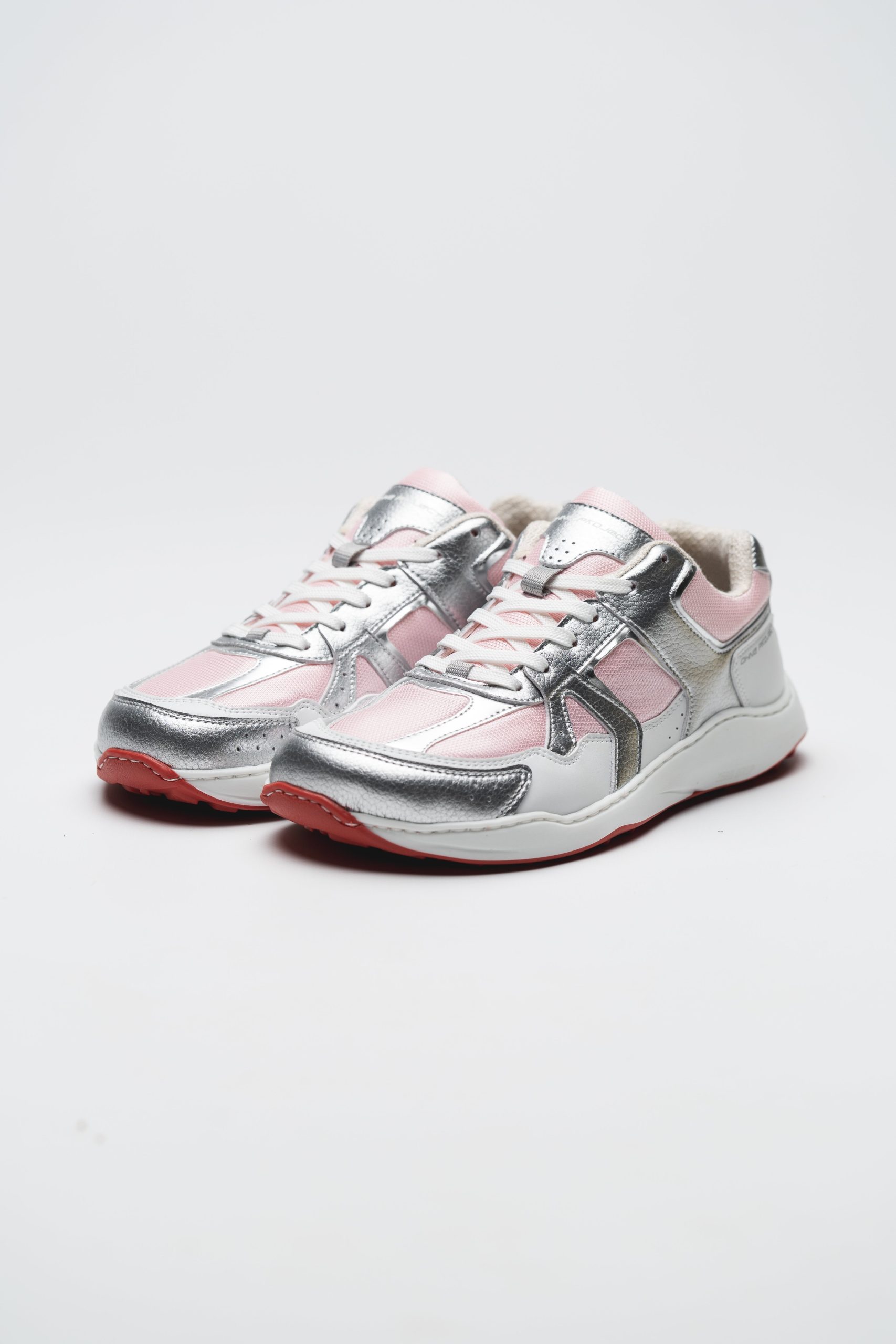 SNEAKER RETRO RUN – SILVER PINK