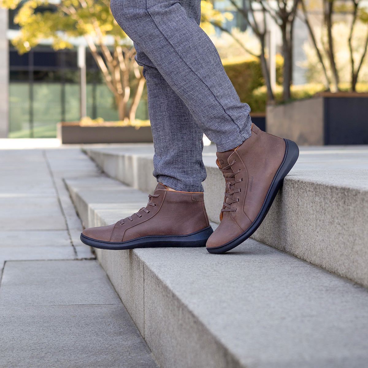 Moonwalker High Top – Dark Brown
