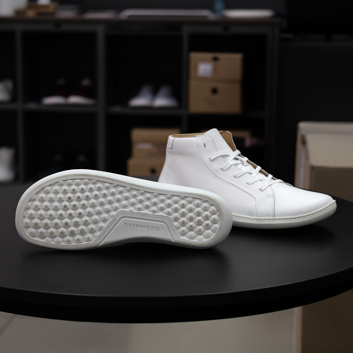 Moonwalker High Top – White