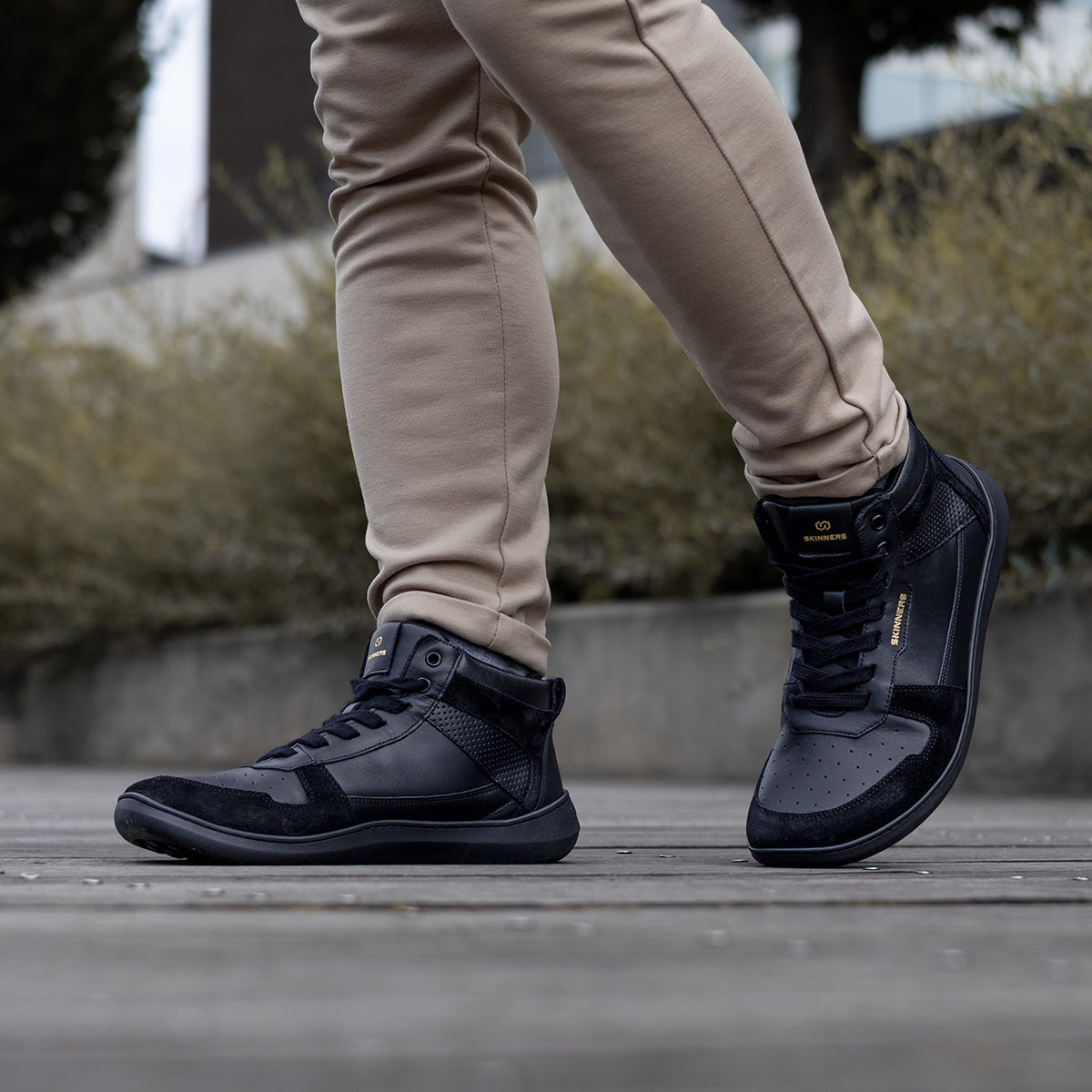Oldschooler High Top – Black/Black