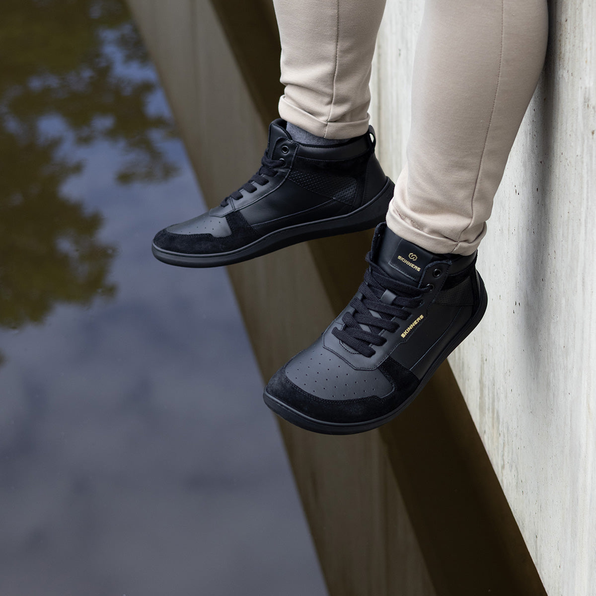 Oldschooler High Top – Black/Black