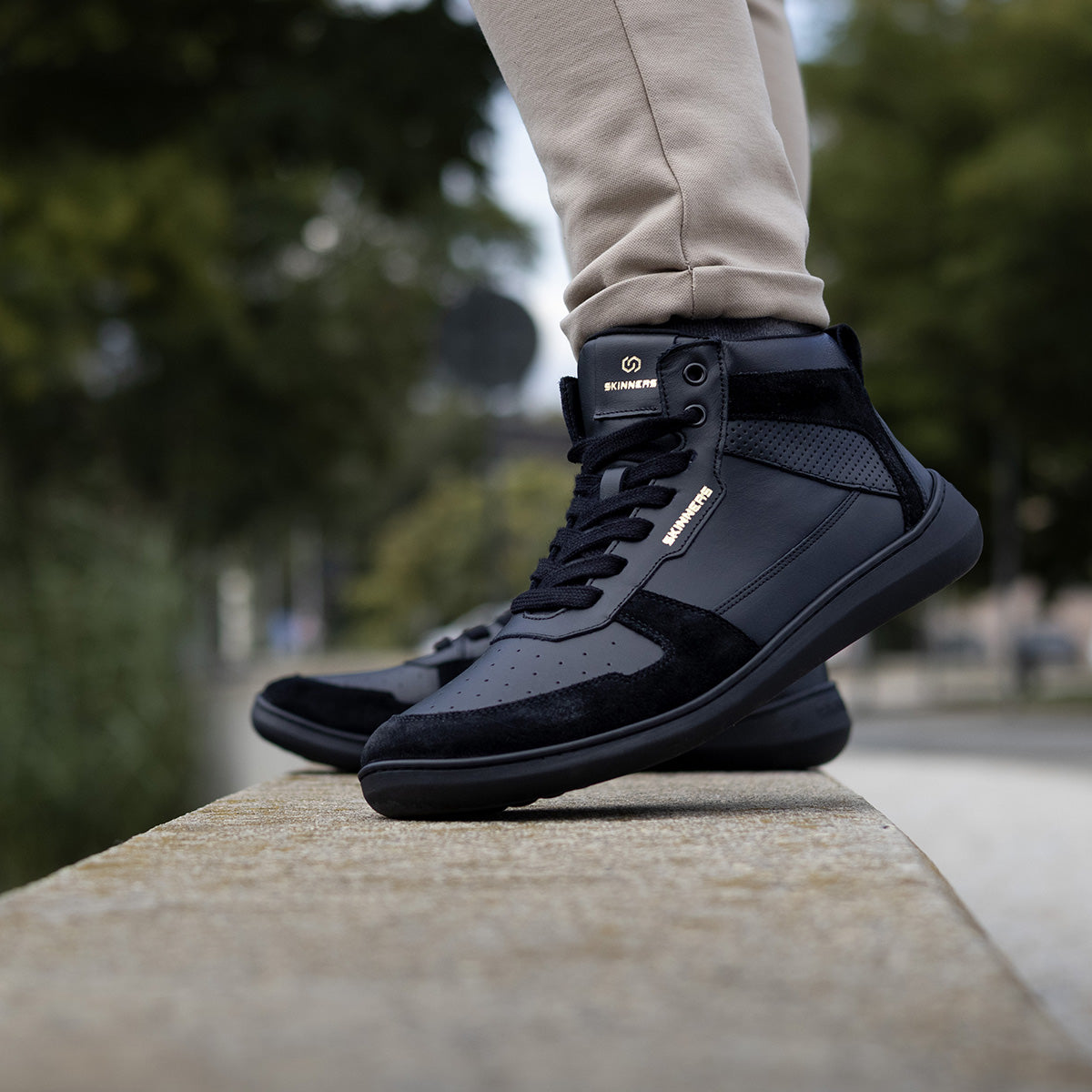 Oldschooler High Top – Black/Black
