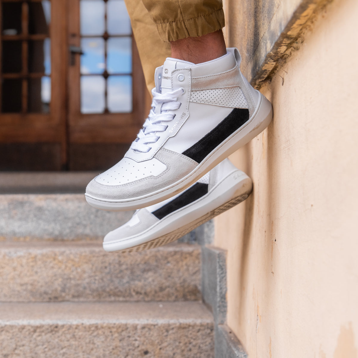 Oldschooler High Top – Black/White
