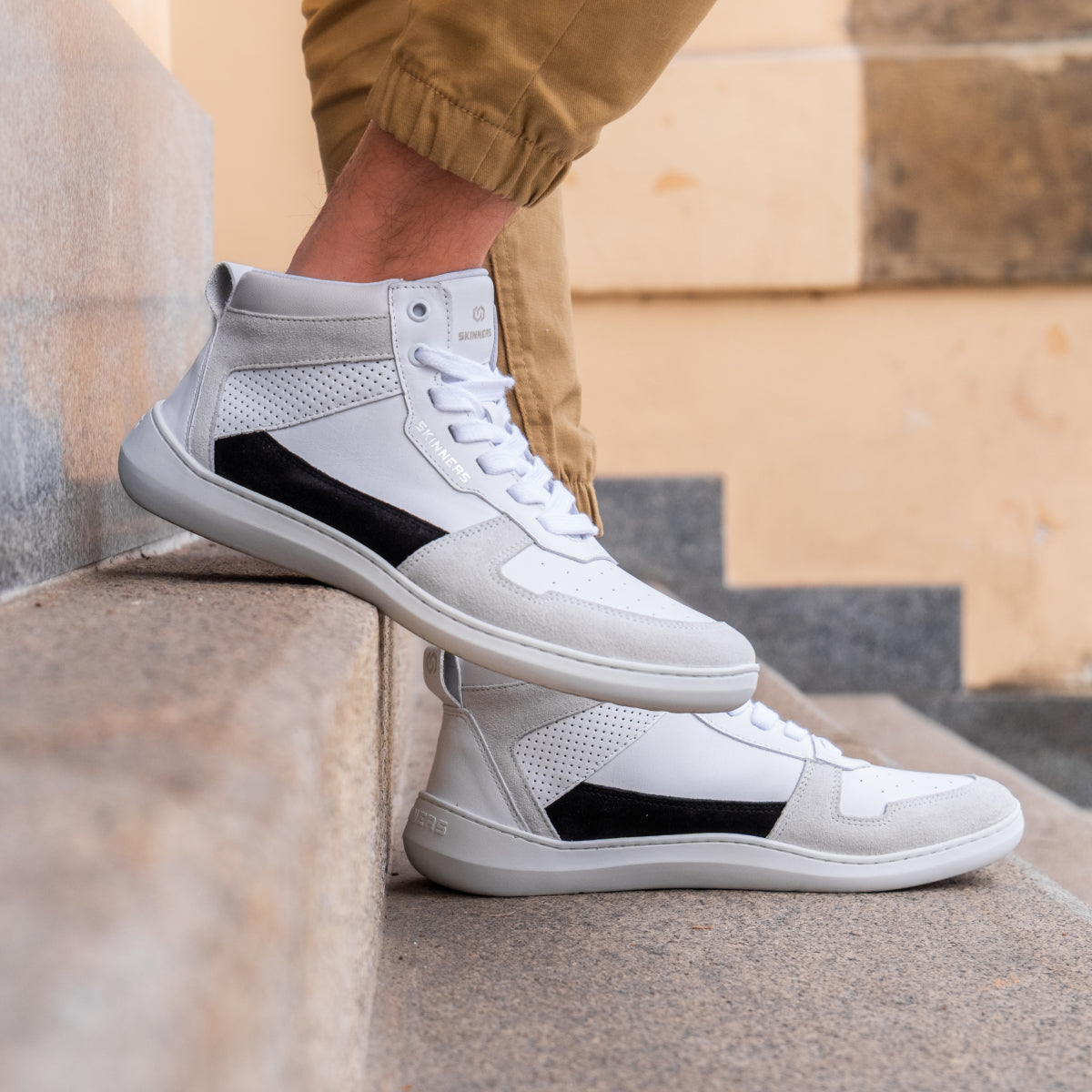 Oldschooler High Top – Black/White