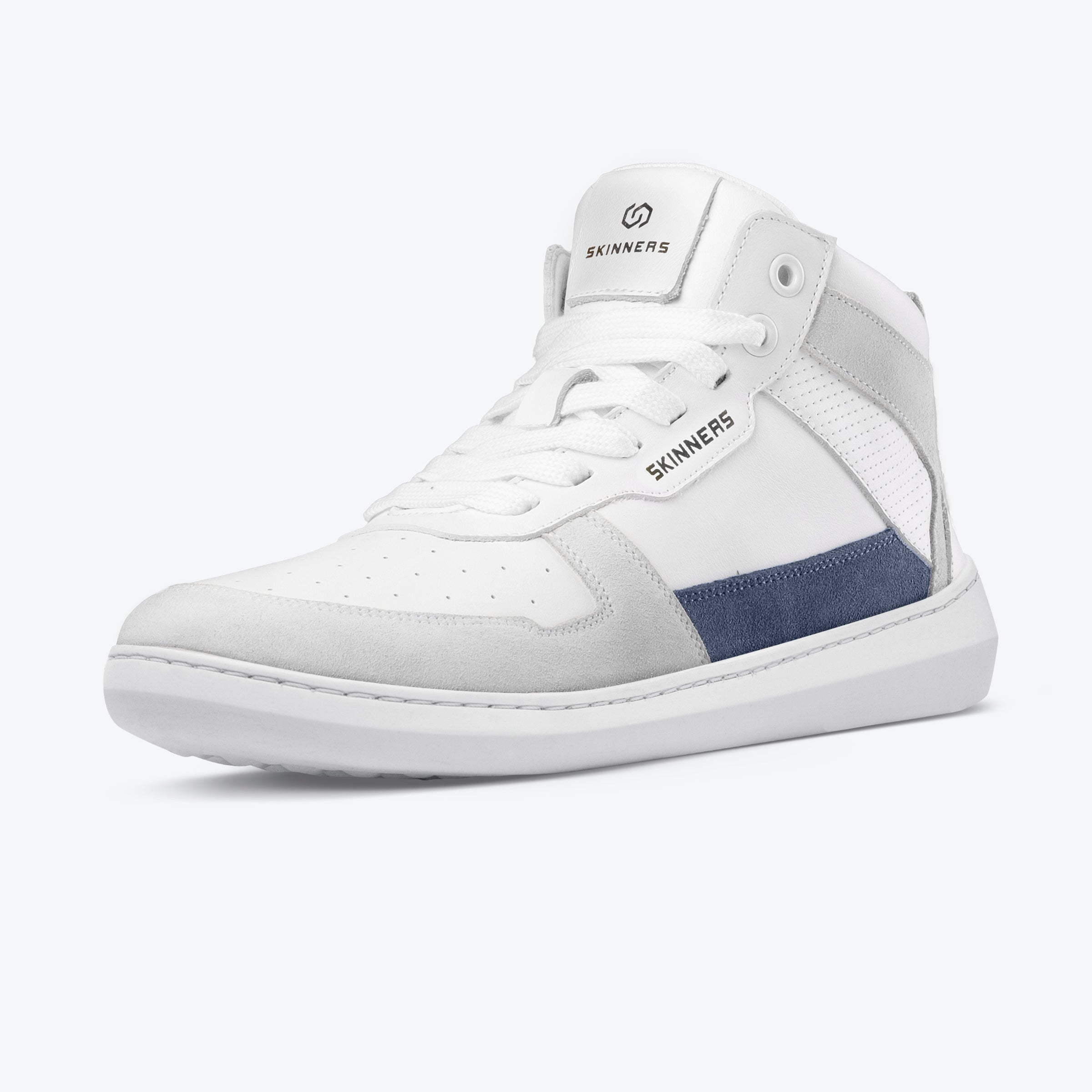Oldschooler High Top – Blue/White